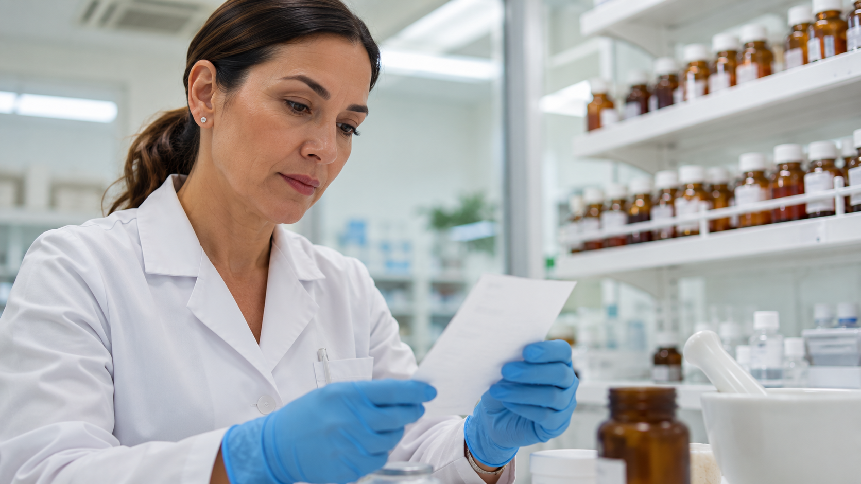 Compounded BPC-157 prescription prepared by licensed compounding pharmacy