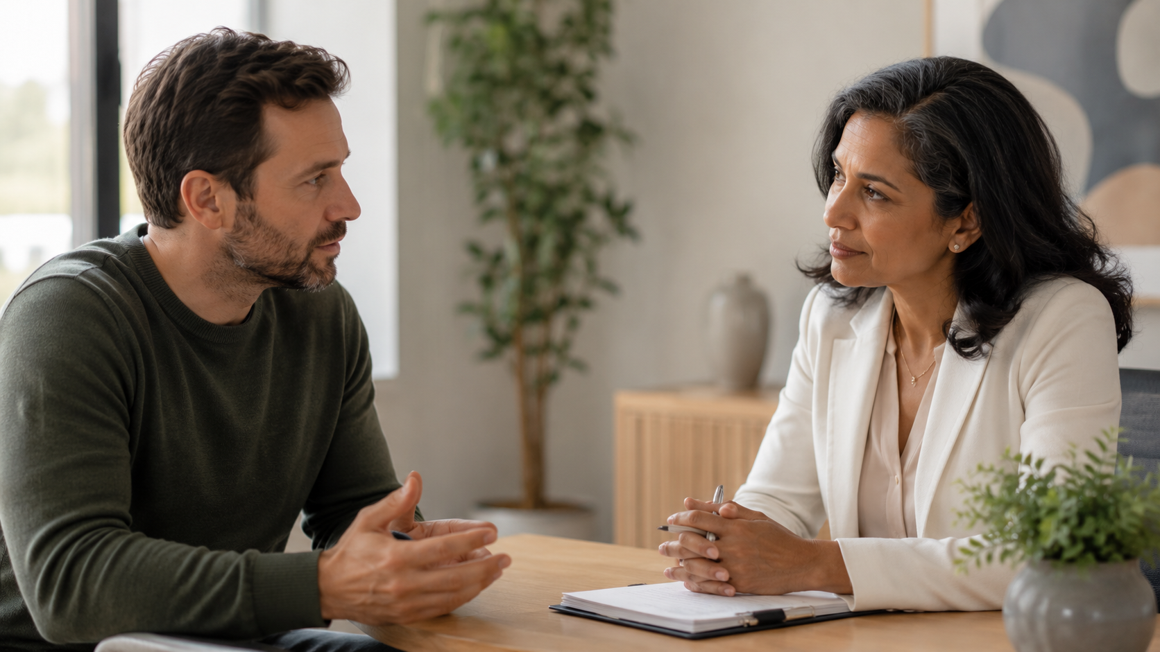 Selank anxiety peptide discussion during physician-guided deprescribing consultation for emotional blunting and stress management